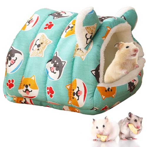 CutitiUU 19 * 19CM Meerschweinchen Bett,Hamster Haus,Warmes Meerschweinchenbett,Meerschweinchenversteck waschbar,Kleintierhöhle für Chinchilla, Igel, Meerschweinchen,Meerschweinchen (Hunde) von CutitiUU