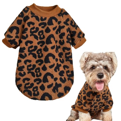 CutitiUU Haustier Pullover Warme Winter Hund Pullover Warme Hundepullover Kaltwettermantel Hundepullover Für Chihuahua Weichheit Komfort Geeignet Für Kleine Mittlere Und Große Hunde (L) von CutitiUU