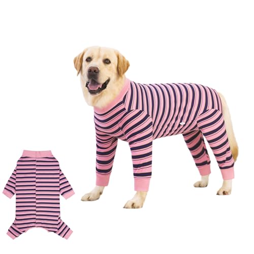 CutitiUU Hund Onesie Shedding Suit Full Coverage Pet Surgical Recovery,Postoperative Reparaturkleidung für Hunde,Rosa,Hunde-Genesungsanzug,Hunde-Einteiler für nach Operationen,Welpen-Pyjama (L) von CutitiUU