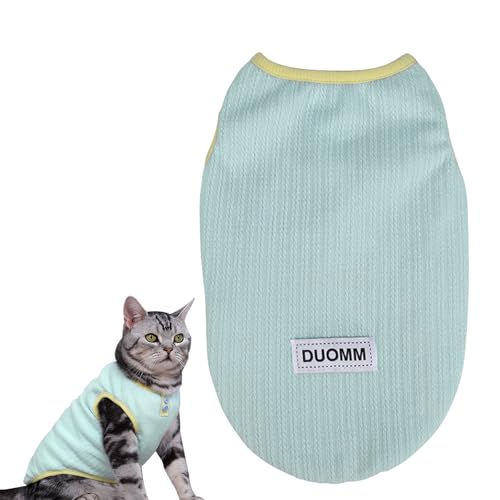 CutitiUU Kleine Hundepullover, Hundepullover Fleece Kleine Hunde Winter Strickpullover mit D-Ring Warmer Welpenpullover für kleine Hunde Katzen Welpen Yorkie Chihuahua,S (Blau) von CutitiUU