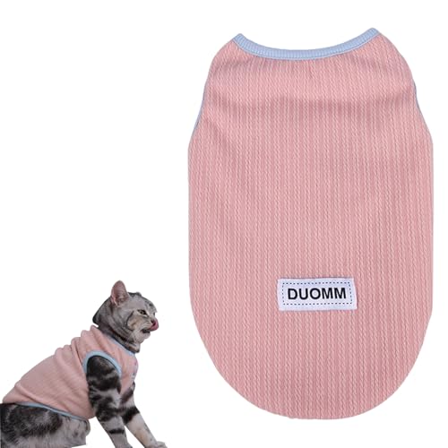 CutitiUU Kleine Hundepullover, Hundepullover Fleece Kleine Hunde Winter Strickpullover mit D-Ring Warmer Welpenpullover für kleine Hunde Katzen Welpen Yorkie Chihuahua,S (Rosa) von CutitiUU