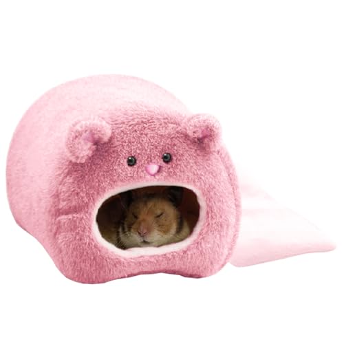 CutitiUU Meerschweinchenbett,Kleintierversteck mit herausnehmbarer Unterlage,Gemütliches Kaninchenbett & Versteck für Meerschweinchen,Hängematte,Winternest,Kleintierbett (Rosa) von CutitiUU