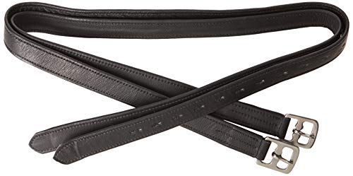 Cwell Equine Neue weiche Steigbügelriemen schwarz Größen wählbar (121,9 cm) von Cwell Equine