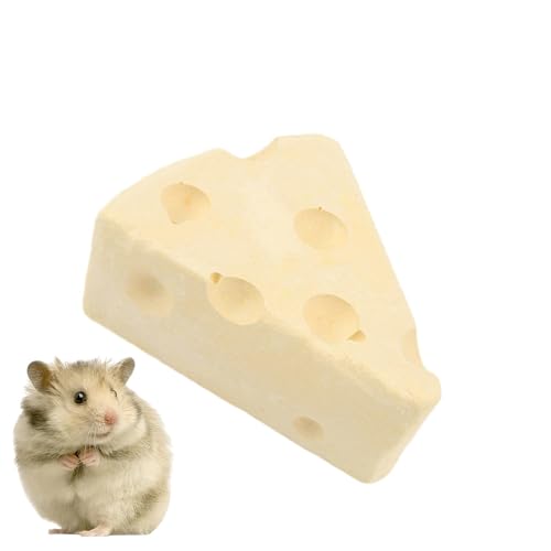 Cyatfcn Hamsterzahnschleifblock – Käseform Chinchillas Kauspielzeug | Mineral-Kauspielzeug, kleines Kauspielzeug für Rennmäuse, Kleintiere, Kaninchen von Cyatfcn