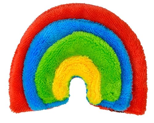 Cycle Dog Duraplush Hundespielzeug, mittelgroß, regenbogenförmig, umweltfreundlich, langlebig, perfekt zum Apportieren und Tauziehen von Cycle Dog