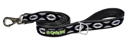 Cycle Dog Hundehalsband mit Flaschenöffner, 1,8 m, geruchlos, wasserdichte Leine für Hunde und Welpen, sichere Schnalle, wasserdicht, nachhaltig recyceltem Material, Schwarz von Cycle Dog