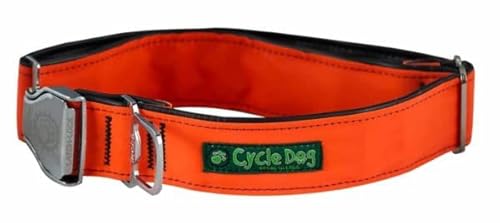 Cycle Dog Recyceltes Haustierhalsband, reflektierend, Orange von Cycle Dog