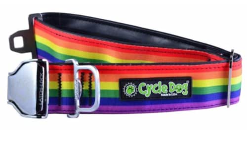 Cycle Dog fcm-pr-m Stil Metall Schnalle Pride breit Breite Flaschenöffner Hundehalsband mit Airline, mittel (30,5 cm 21 ") von Cycle Dog