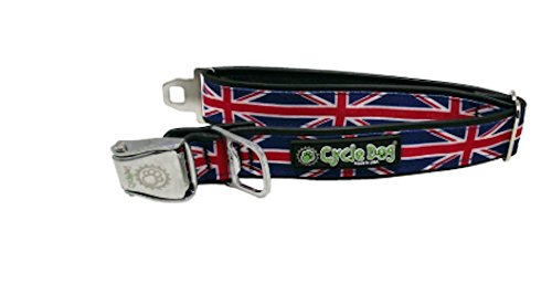 Cycle Dog rcm-uk-l UK Flaschenöffner Hundehalsband mit Airline, groß (43,2 cm – 68,6 cm) von Cycle Dog