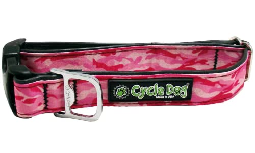 Cycle Dog rcp-pc-l Pink Camo Hundehalsband, Flaschenöffner, groß (43,2 cm – 68,6 cm) von Cycle Dog