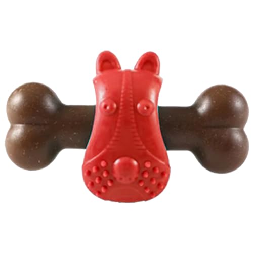 Cymwer Langlebiges Kauspielzeug zum Zahnen, Robustes TPR-Zahnspielzeug for große und mittelgroße Hunde, unzerstörbares Kauspielzeug for Hunde zum Training der Zahnreinigung von Cymwer