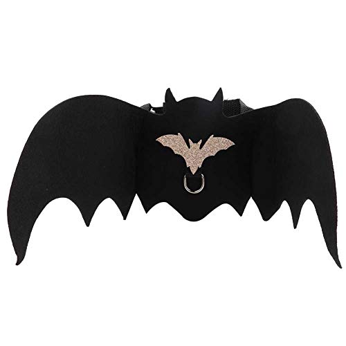 Halloween Haustier Hund Fledermaus Kostüm, Halloween Katze Fledermaus Flügel Kostüm Mit Leine Haustier Kostüme Für Cosplay Halloween Party Dekoration(S) von Cyrank