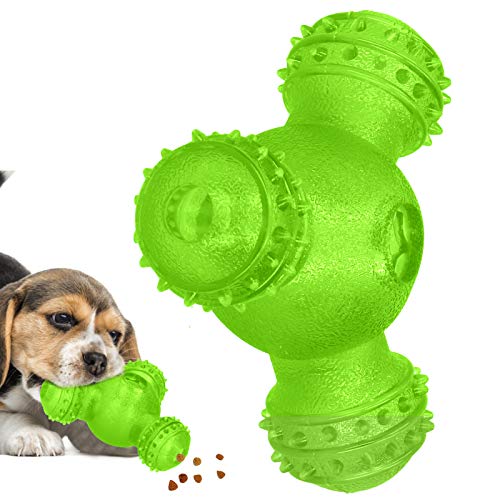 Rollender Leckerli-Spender Für Hunde, Langsames Futter, Lustiges, Kicherndes Hunde-Puzzle-Spielzeug, Langsames Futter, Leckerli-Spielzeug, Interaktives Hundespielzeug Mit Futterausgabe(Grün) von Cyrank