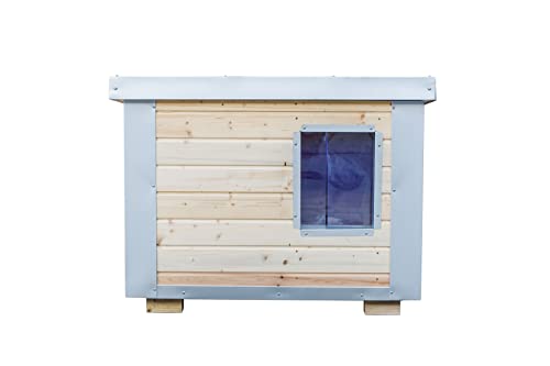 D-BOX BOX4DOG Hundehütte Outdoor Große Hunde Größe 115x92x80cm - Hundezwinger Outdoor - Hundehütte XXL - Hundehütte Holz - Hundehöhle für Große Hunde - Gitterbox Hund von D-BOX BOX4DOG