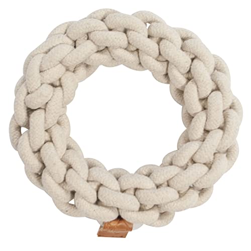 D&D Home, Ben Ring, geflochten, 19 cm/Ø10 mm, Beige, Spielzeug, Beige Hund von D&D Home