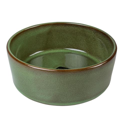 D&D Home, Jasper Sand Futternapf, grün, 350 ml – Ø 30 cm, hochwertige glasierte Keramik, robust und stabil, für feuchte Lebensmittel, trockene Lebensmittel und Wasser, spülmaschinenfest D&D Home, Jasper Sand Futternapf, grün, 350 ml – Ø 30 cm, hochwertige glasierte Keramik, robust und stabil, für feuchte Lebensmittel, trockene Lebensmittel und Wasser, spülmaschinenfest von D&D Home