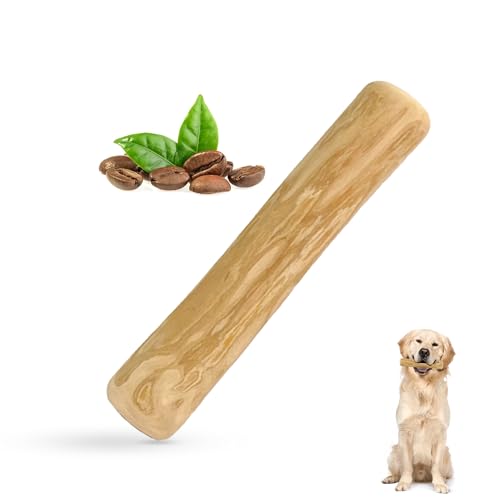 Kauholz für Hunde XL aus natürlichem Kaffeeholz- Holzknochen als Hundespielzeug geeignet für Welpen - langanhaltende Beschäftigung - Kaustab Kauholz für Welpen - spielzeug für hunde Zahnpflege (XL) von D.VARA