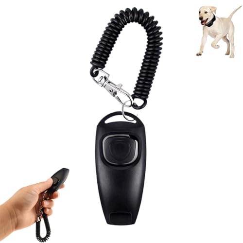 Hundepfeife Rütter Rückruf,2-in-1-Klicker Hund,Hundepfeife Hochfrequenz Lautlos,Clicker Hund,Hundepfeifen-Armband,Pfeife Klicker Hundeklicker Set,Hundepfeife Rückruf,Für Die Katze Hundeausbildung von DAAIZIII