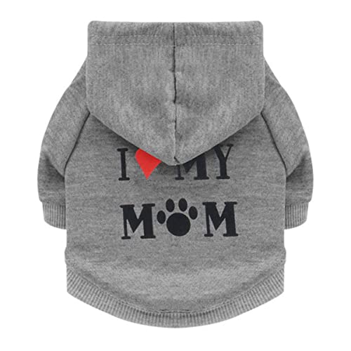 Winter Warme Hundebekleidung für kleine mittlere Hunde Haustiere Hoodies Pullover Kleidung Chihuahua Welpen Katze Kostüm Mantel XS-XL von DACCU