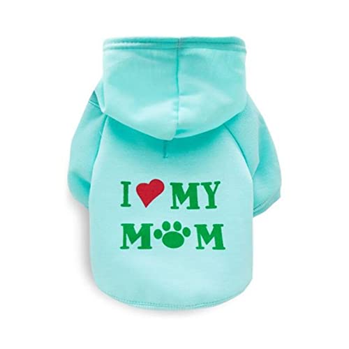 Winter Warme Hundebekleidung für kleine mittlere Hunde Haustiere Hoodies Pullover Kleidung Chihuahua Welpen Katze Kostüm Mantel XS-XL von DACCU