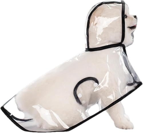 DACHAO Dog Raincoat | tragbar transparent Dog Raincoat | Wasserdicht Pet Raincoat von DACHAO