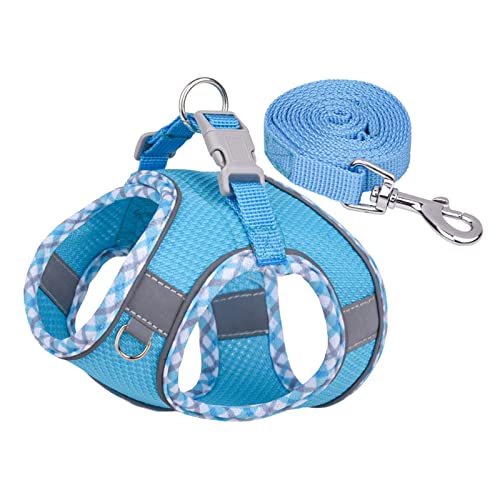 Katzengeschirr, Katzen Weste mit Leine, Verstellbare Geschirr für kleine Katze und Hunde, Escape Proof Cat Harness Set mit Leinen von DACONGMING