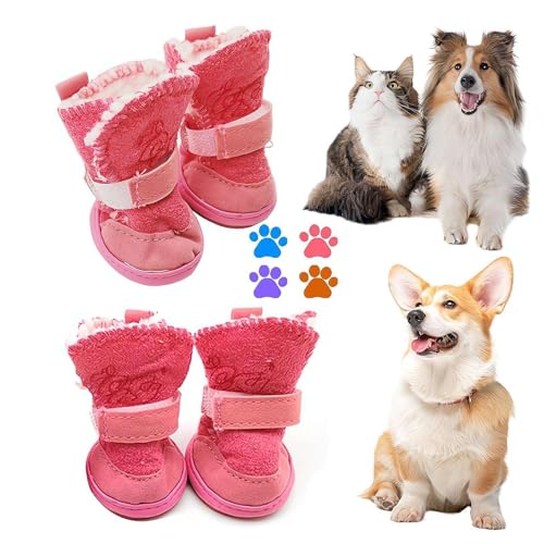 Hundeschuhe, Pfotenschutz, Winter, wasserdicht, warm, dick, Schneeschuhe, Schuhe, Stiefel, Hund, Regen von DAGESVGI