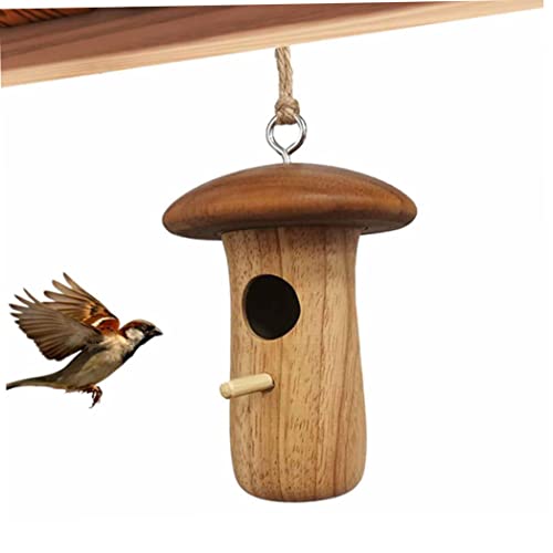 Hummingbirdhaus Holzvogel Nisthaus 1 Zoll Loch 4,7 x 3,7 Zoll..Vogelnest für Gartengeschenke von außen 1 PC Gartendekoration von DAGLLGEW