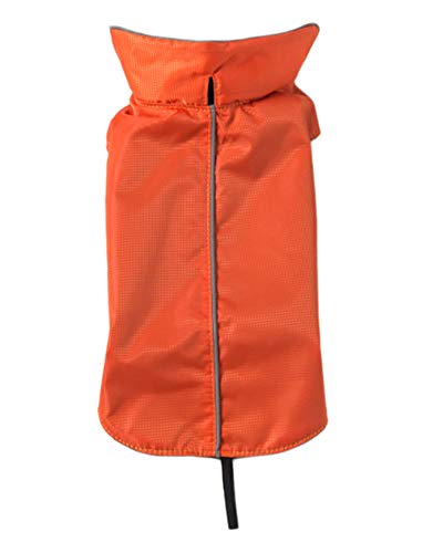 DAIHAN Hundemantel Hundejacke wasserdichte für Hunde, Reflektierende Wintermantel Warm Mantel Jacke Winddicht Hundebekleidung Warme Haustier Outfit Kleidung,Orange,3XL von DAIHAN