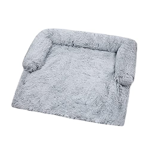 DAIHAN Plüsch Hundebett Sofaschutz Hundebett Couch Hundematte Plüsch Abnehmbar Decke für Haustiere Hundekorb, Ultraweicher Sofakissen Katzenbett Haustierbett für kleine und mittlere Hunde von DAIHAN