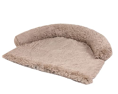 DAIHAN Plüsch Hundebett Sofaschutz Hundebett Couch Hundematte Plüsch Abnehmbar Decke für Haustiere Hundekorb, Ultraweicher Sofakissen Katzenbett Haustierbett für kleine und mittlere Hunde von DAIHAN