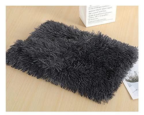 Pet Kitten Kunstpelz Weich und Bequem Hundedecke Katzendecke Plüschdecke,Rutschfester Flauschiges Katzenkorb Katzenbett Plüsch Kissenauflage Haustierbetten Hundematte Katzenkissen DaGrau 100 * 75cm von DAIHAN