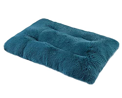 Plüsch Hundebett Weiche Warme Haustier bett Hundematte Tierbett - Waschbare Hunde kissen Hundedecke Schlafenauflage-Kunstpelzkissen Schlafmatte mit rutschfester für Cage Zwinger qinglan S: 65*48cm von DAIHAN