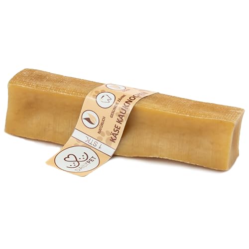 DAILY PET Yak Kaukäse für Hunde - Natürliche Käse Kauknochen für Hunde - Zahnpflege Hund - Hunde Kaustangen - Hundeleckerli - Hundesnack - Gesunde Snacks - Kausnack für Hunde - 1 Stück - Größe M von DAILY PET