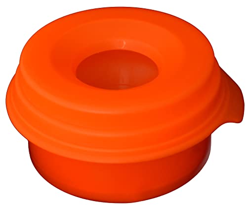 The Original Buddy Bowl – auslaufsicherer Wassernapf, auslaufsicherer Reise-Wassernapf, reguliert das Trinken, Welpen, kleine Rassen, Größe 900 ml, hergestellt in den USA (orange) von DAN'S Hunting Gear, LLC