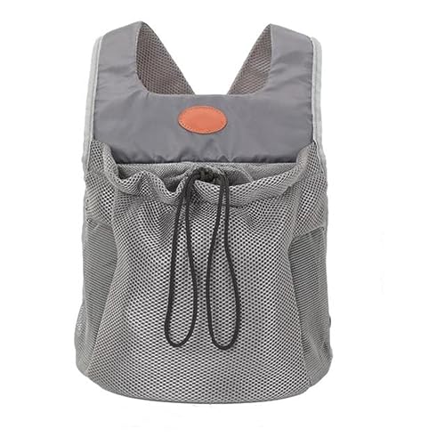 Pet Carrier Breathable Mesh Carrier Bag Quick Release Pet Holder Bag Adjustable Shoulder Strap Travel Dog Carrier Gray von DANETI