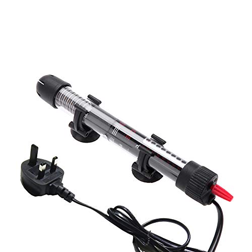 Aquarium Zubehör Heizung Fisch Tank Heizstab Automatische Konstante Temperatur, Wasserdichte Doppelte Isolierung (220-240 Volt-50W-UK) von DANXQ