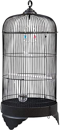 DAPERCI Vogelkäfige Stand Pet Bird Flight Cages Parrot Pet House Parrot Cages for Large Birds, Large Dome Parrot Cage, Household Iron Dekorativer Vogelkäfig, Sittich Love Bird Pearl Bird Vogelkäfige von DAPERCI