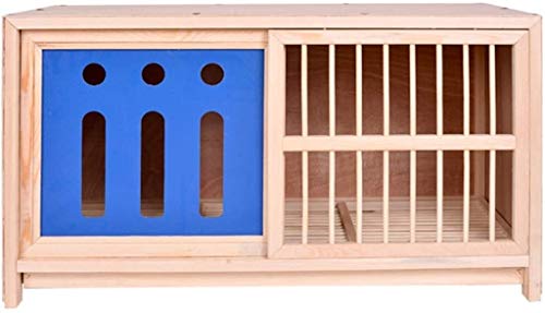 Vogelkäfige Stand Pet Bird Flight Cages Papagei Pet House Haushalt Pet Bird Matching Cage, umweltfreundlicher Taubenzuchtkäfig, Push-Pull-Aluminium-Kunststoff-Panel, lichtdichte Tür Vogelkäfige ( Colo von DAPERCI