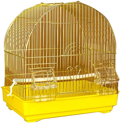 Vogelkäfige Stand Pet Bird Flight Cages Parrot Pet House Vogelkäfige for Sittiche Ziervogelkäfige, dekorative Papageienkäfige aus goldenem Eisen, Taubenperlen-Vogelkanarienkäfige Vogelkäfige ( Color : von DAPERCI