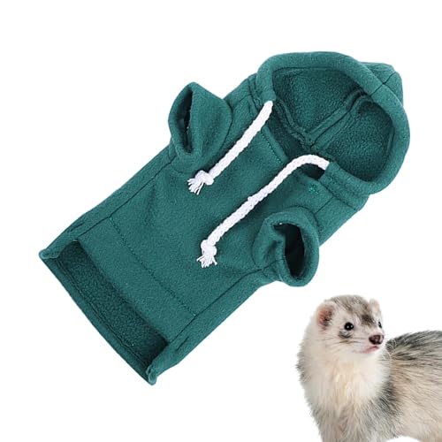 DASHIELL Frettchenpullover, Kleintier-Hoodie - Häschen-Hamster-Kleidung Meerschweinchen-Outfits,Hautfreundliche Kapuze mit Kordelzug, Meerschweinchen-Kleidung, Hasenkostüm für Katzen von DASHIELL