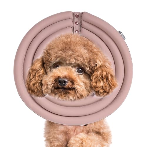 DASHIELL Hundekegelhalsband, Hundeerholungskegel, Comfort Recovery Kegelhalsband für Hunde, Verstellbare Passform, wasserabweisendes Donut-Halsband für Hunde und Katzen von DASHIELL