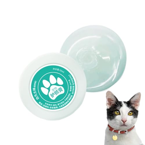 DASHIELL Hundepfotenbalsam, Hundepfotenbalsam - 50 ml Hundepfotencreme, pflegende Pfotenfeuchtigkeitscreme für Hunde - Pfotenwachs, Hundefußbalsam schützt und repariert trockene, rissige Pfoten und von DASHIELL