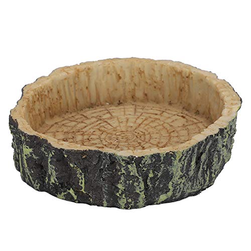 DAUERHAFT Reptile Feeding Bowl Round für die tägliche Fütterung von DAUERHAFT