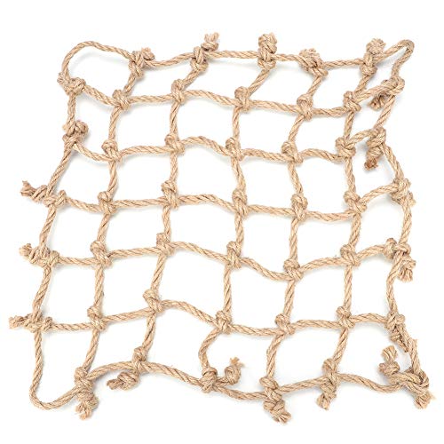 DAUERHAFT Vogel Baumwolle Seil Kletternetz, Papagei Bold Hanf Seil Kletternetz, Papagei Hängematte Hängende Schaukel, Hängendes Spielzeug für Nymphensittich Kakadu DAUERHAFT Vogel Baumwolle Seil Kletternetz, Papagei Bold Hanf Seil Kletternetz, Papagei Hängematte Hängende Schaukel, Hängendes Spielzeug für Nymphensittich Kakadu von DAUERHAFT