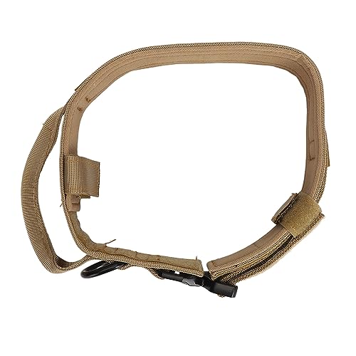 DAUZ Hundetrainingshalsband, Haustier-Hundehalsband, D-Ring-Schnalle, Verstellbares Polyester, Langlebig, für Große Hunde (L) von DAUZ