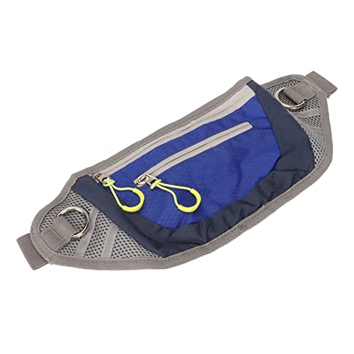 DAUZ Hundetrainingstasche, Multifunktionale Nylon-Reißverschluss-Reflektorstreifen, Verdicktes Wattepad, Bissfest, Outdoor-Hundeleckerli-Trainingstasche (Blue) von DAUZ