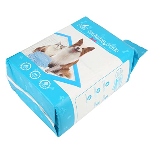 DAUZ Pet Pee Pads Einweg-Wickelunterlage, Verschüttungsschutz, Weich, Effizient, für Kaninchen und Hunde (M 45 x 60 cm (50 Stück)) von DAUZ