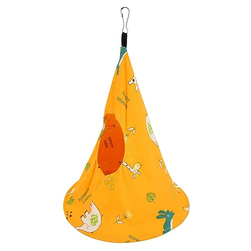 DAUZ Vogelversteckbett, Großer Raum, Warme, Atmungsaktive Papageiennest-Hängehängematte für Kakadu, Lovebird, Sittich, Sittich (20 * 27CM) von DAUZ