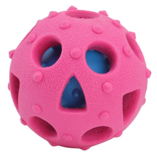 DAUZ Welpenfütterungsspielzeug Fördert die Verdauung, Gummi-Massageball, Indoor-Hundepuzzle (X122 Punkteball) von DAUZ